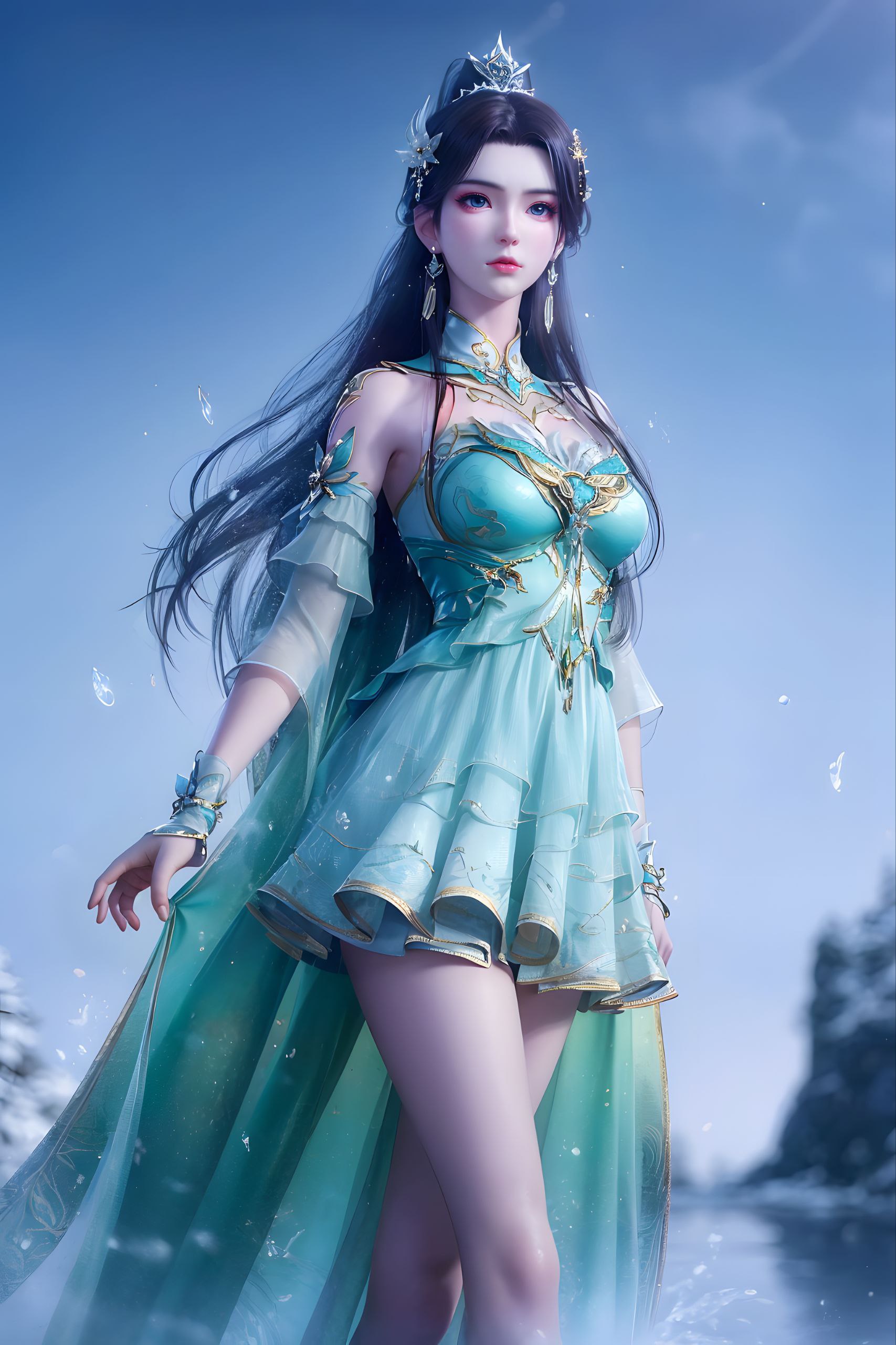 背景下